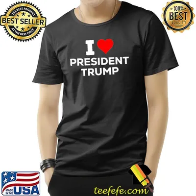 Patriotic I heart love president Trump usa maga shirt