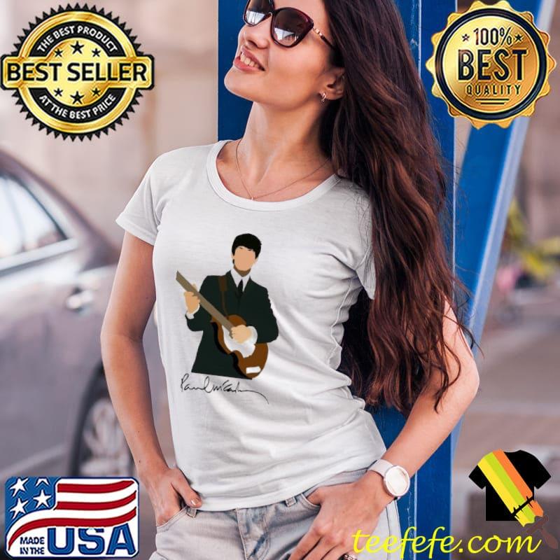 Paul Mccartney signature shirt