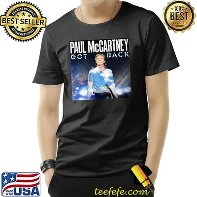 Paul Mccartney summer tour got back shirt