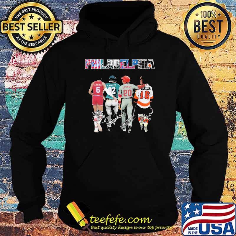 Philadelphia 76ers eagles flyers phillies signatures s Hoodie Philadelphia 76ers eagles flyers phillies signatures s Hoodie