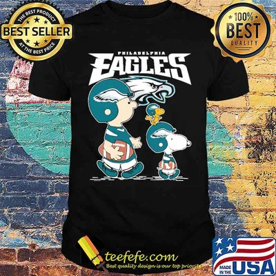 Philadelphia eagles let's play Football together Snoopy NFL shirt