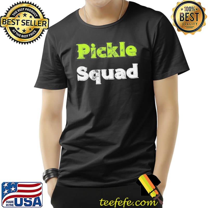 Pickleball distressed pickle squad pickle lover gift shirt