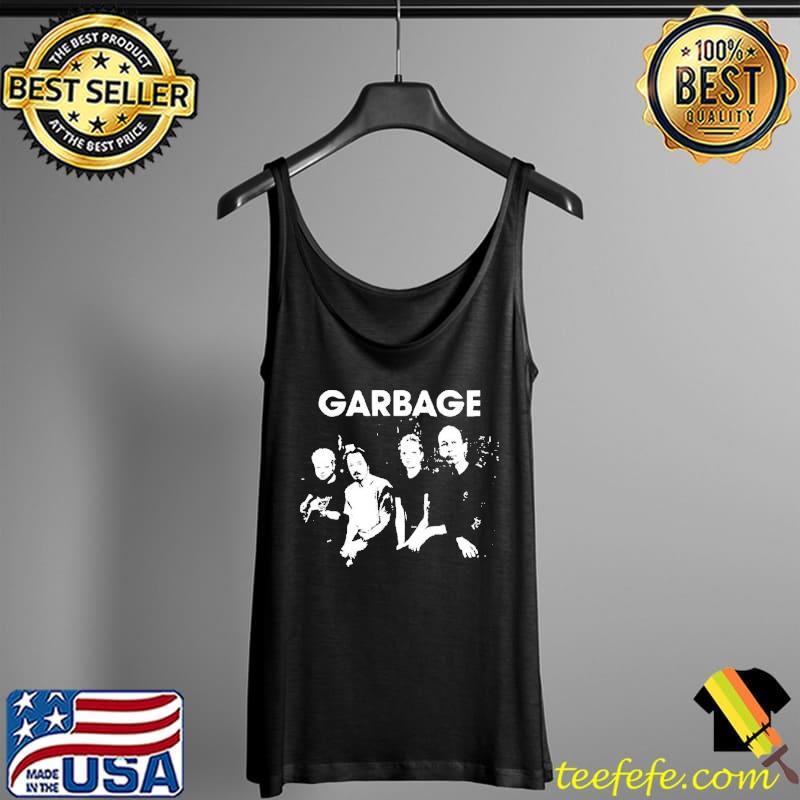 Picture black and white four people garbage band s Tank Top Picture black and white four people garbage band s Tank Top