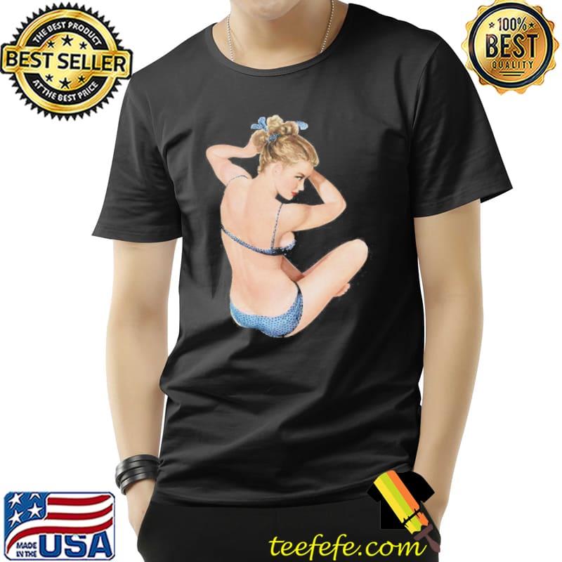 Pinup girl clipart pin up girls blue polka dot bikinI shirt Pinup girl clipart pin up girls blue polka dot bikinI shirt