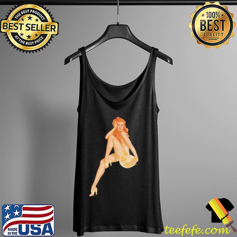 Pinup girl clipart pin up girls yellow flowers skirt s Tank Top Pinup girl clipart pin up girls yellow flowers skirt s Tank Top