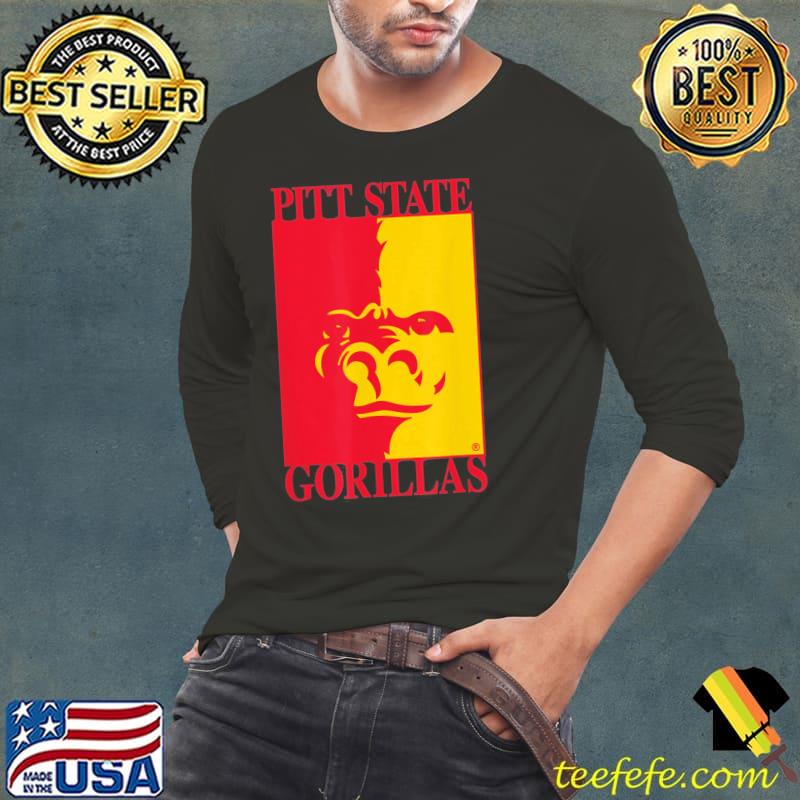Pittsburg state university gorillas pitt state logo s Long Sleeve Tee Pittsburg state university gorillas pitt state logo s Long Sleeve Tee