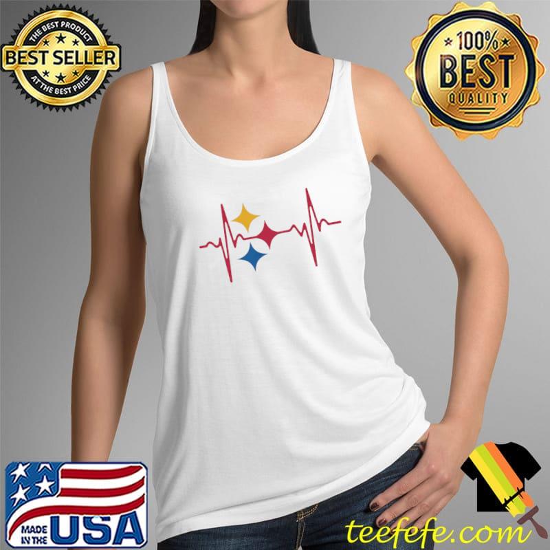 Pittsburgh Steelers heartbeat American Football team s Tank Top Pittsburgh Steelers heartbeat American Football team s Tank Top