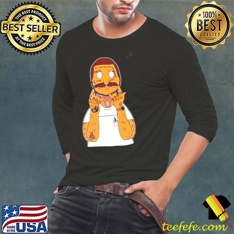 Posty fk you mass up cartoon post malone shirt