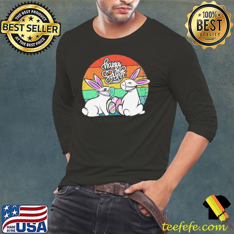 Quarantined easter easter bunny s Long Sleeve Tee Quarantined easter easter bunny s Long Sleeve Tee