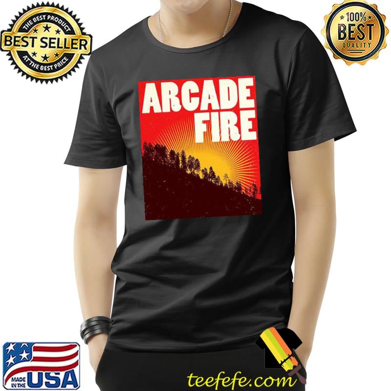 Red retro art arcade fire band s Unisex Red retro art arcade fire band s Unisex