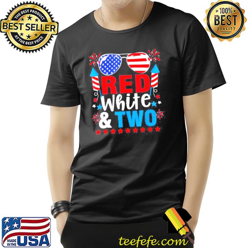 Red White & Two 2nd Birthday 4th Of July Shirt Unisex Red White & Two 2nd Birthday 4th Of July Shirt Unisex