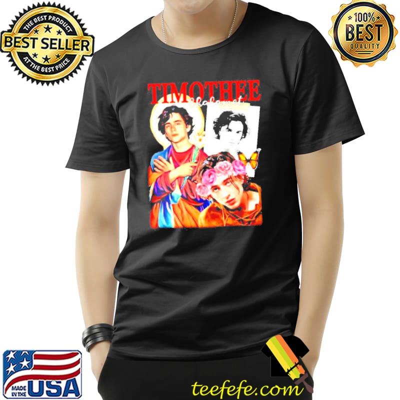 Saint Design 90s Flower Style Timothee Chalamet Shirt Unisex Saint Design 90s Flower Style Timothee Chalamet Shirt Unisex