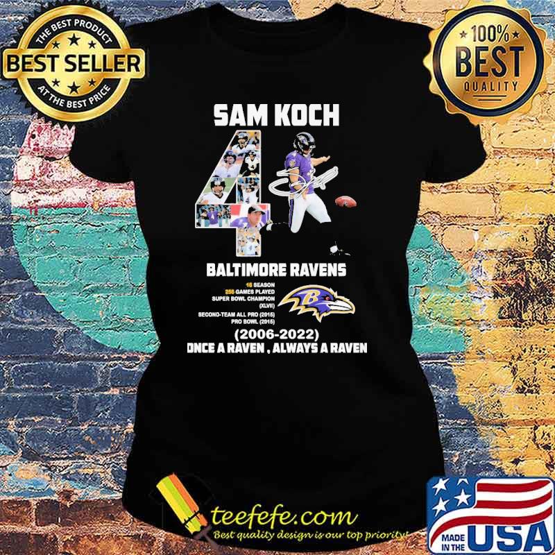 Sam Koch 2 Baltimore Ravens s Ladies tee Sam Koch 2 Baltimore Ravens s Ladies tee