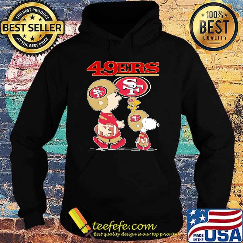 San francisco 49ers let's play Football together Snoopy NFL shirt