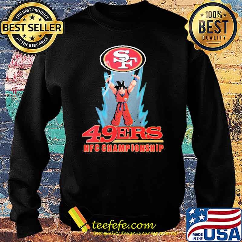 San francisco 49ers son goku 2021 2022 NFC champions s Sweater San francisco 49ers son goku 2021 2022 NFC champions s Sweater