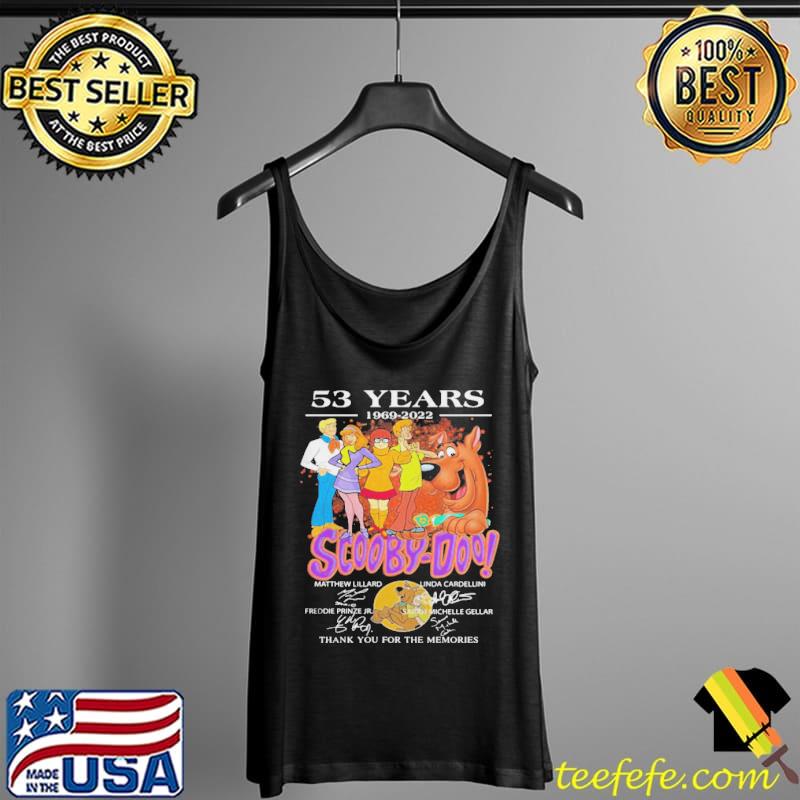 Scoobydoo 53 years 1969 2022 signatures thank you for the memories s Tank Top Scoobydoo 53 years 1969 2022 signatures thank you for the memories s Tank Top
