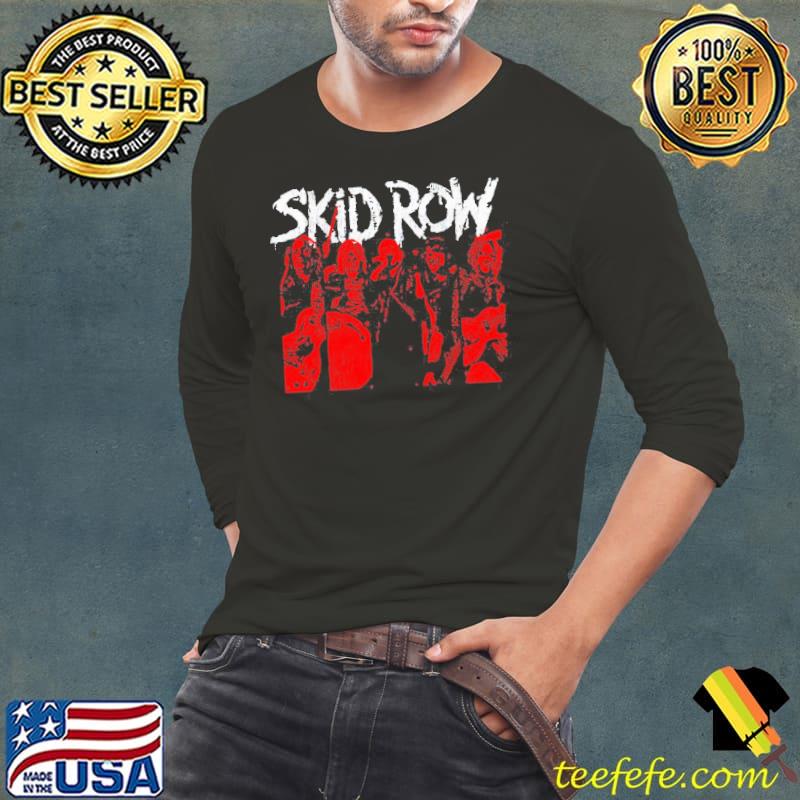 Skid row row of five s Long Sleeve Tee Skid row row of five s Long Sleeve Tee