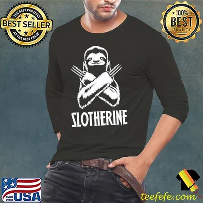 Sloth lover slotherine parody superhero movie shirt