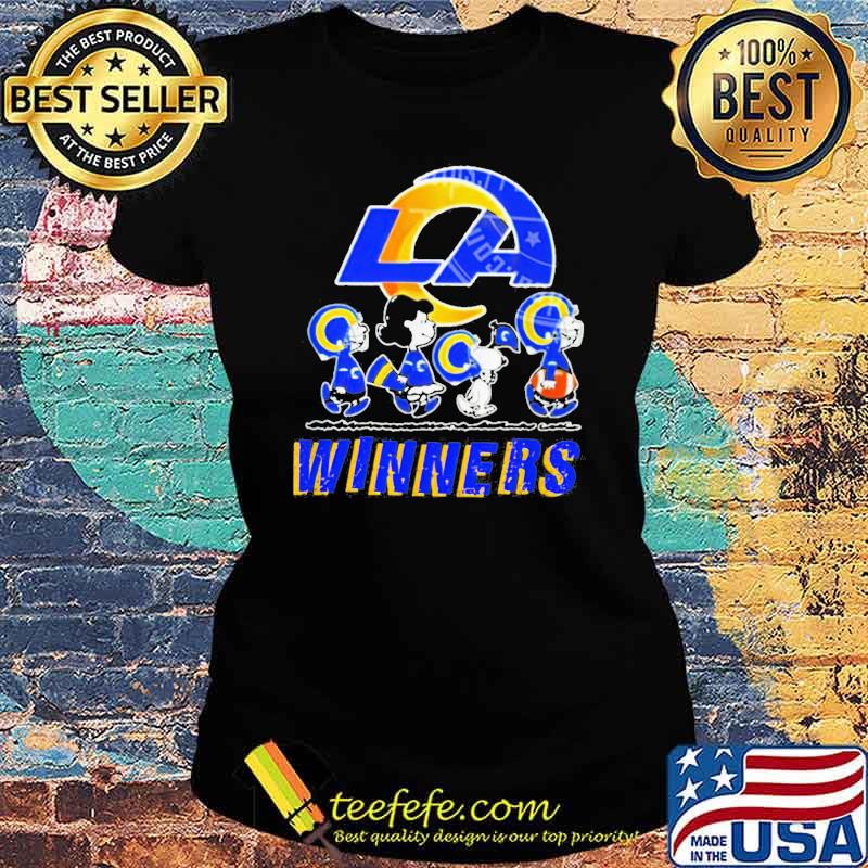 Snoopy and friends los angeles rams winners champions 20212022 s Ladies tee Snoopy and friends los angeles rams winners champions 20212022 s Ladies tee