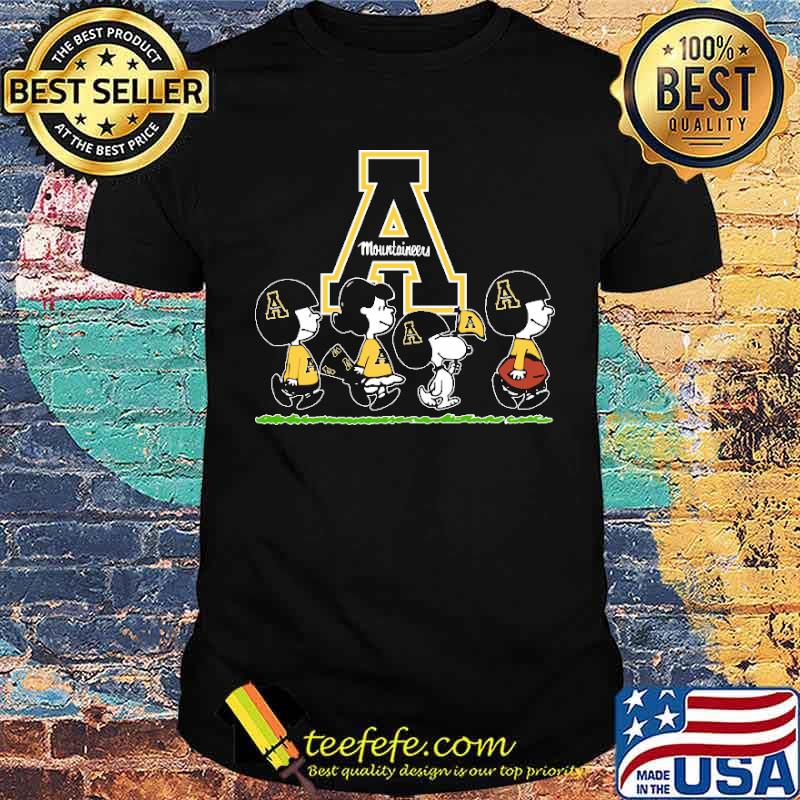 Snoopy the Peanuts cheer for the appalachian state mountaineers ncaa s Unisex Snoopy the Peanuts cheer for the appalachian state mountaineers ncaa s Unisex