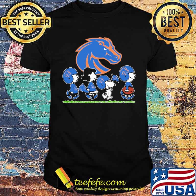 Snoopy the Peanuts cheer for the boise state broncos ncaa s Unisex Snoopy the Peanuts cheer for the boise state broncos ncaa s Unisex