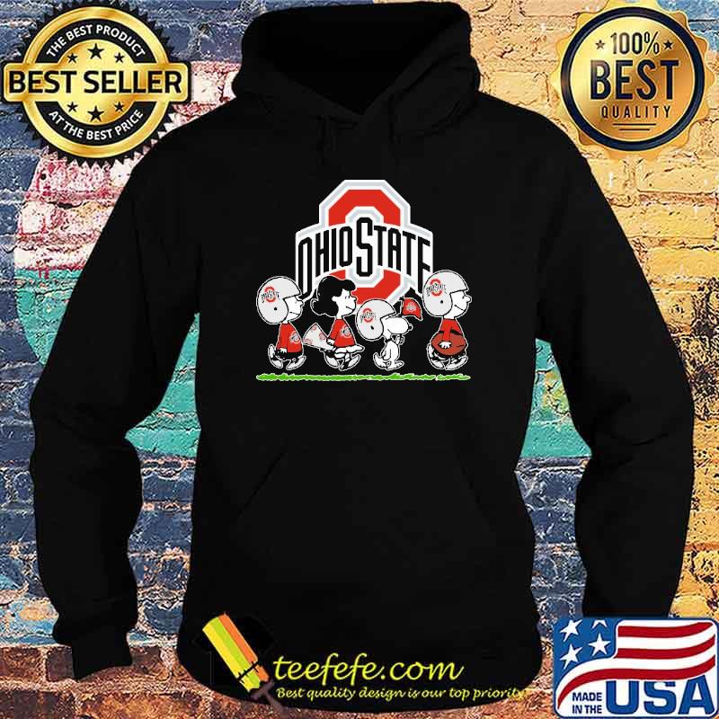 Snoopy the Peanuts cheer for the Ohio state buckeyes ncaa shirt