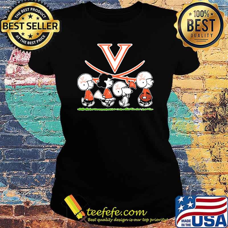 Snoopy the Peanuts cheer for the Virginia cavaliers ncaa s Ladies tee Snoopy the Peanuts cheer for the Virginia cavaliers ncaa s Ladies tee