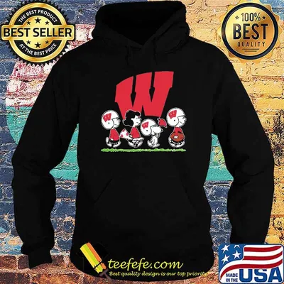 Snoopy the Peanuts cheer for the Wisconsin badgers ncaa shirt