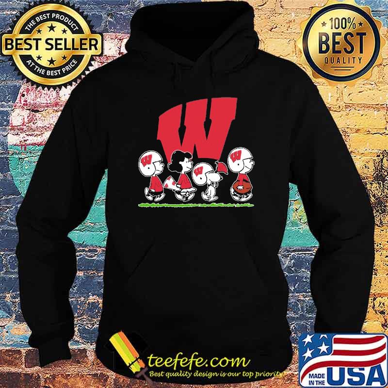 Snoopy the Peanuts cheer for the Wisconsin badgers ncaa shirt Snoopy the Peanuts cheer for the Wisconsin badgers ncaa shirt