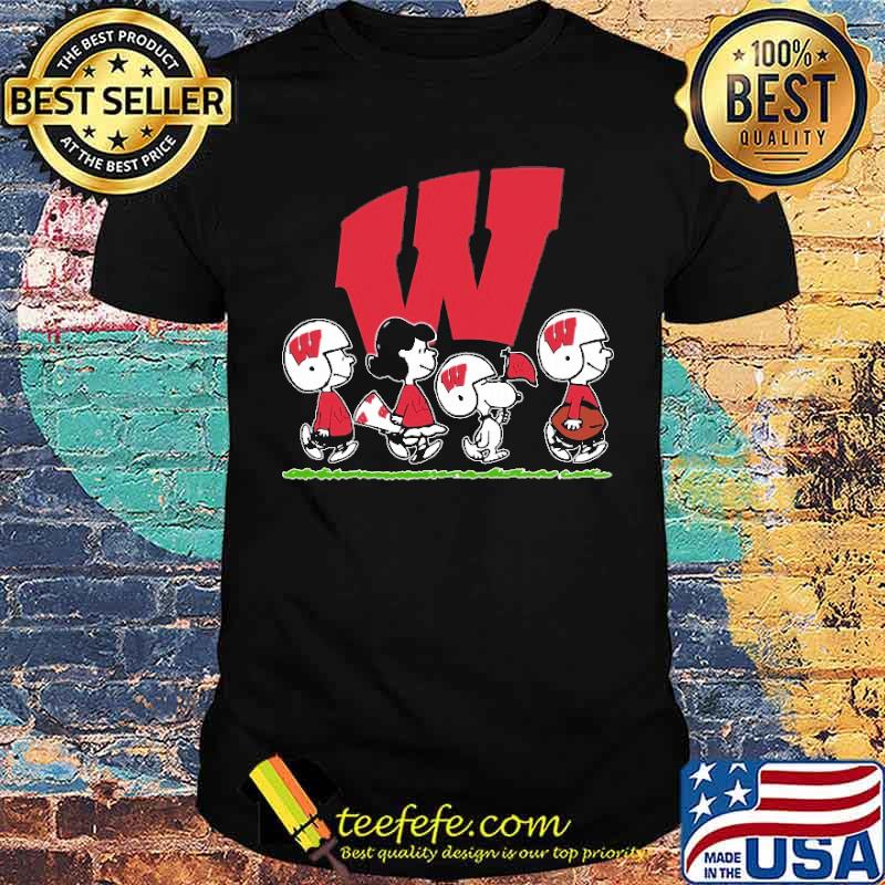 Snoopy the Peanuts cheer for the Wisconsin badgers ncaa s Unisex Snoopy the Peanuts cheer for the Wisconsin badgers ncaa s Unisex