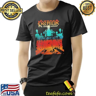 Song things kreator retro rock band shirt