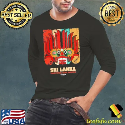 SrI Lanka traditional devil dancing devil yaka mask shirt