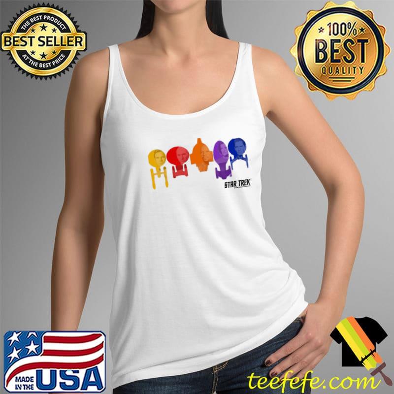 Star Trek rainbow ship captain fill s Tank Top Star Trek rainbow ship captain fill s Tank Top