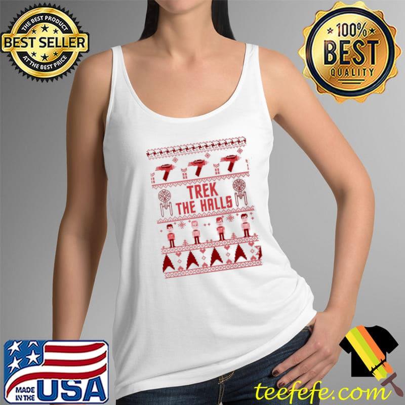 Star Trek the halls logo ugly christmas s Tank Top Star Trek the halls logo ugly christmas s Tank Top