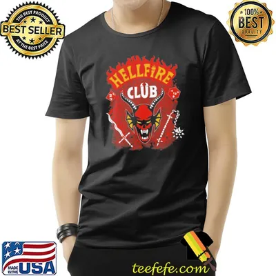 Stranger things 4 hellfire club shirt