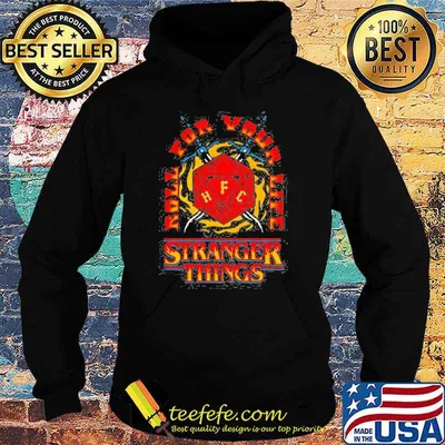 Stranger things roll for your life hellfire club flame dice shirt