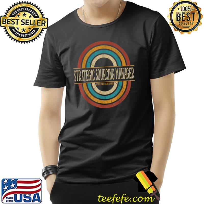 Strategic Sourcing Manager Vintage Retro T-Shirt