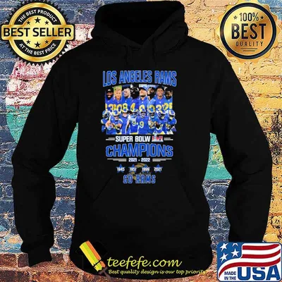 Super bowl lvI champions los angeles rams team shirt