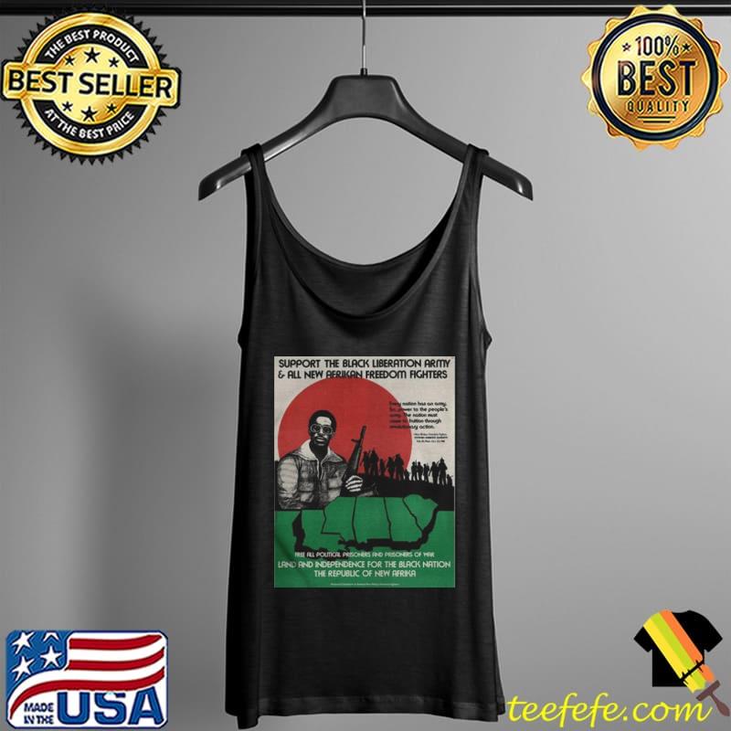 Support the black liberation army and all new afrikan freedom fighters s Tank Top Support the black liberation army and all new afrikan freedom fighters s Tank Top