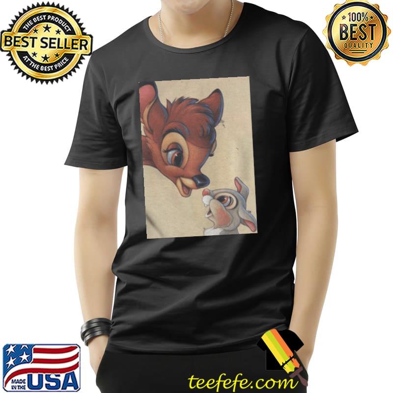 Sweet and thumper bambI disney cartoon shirt