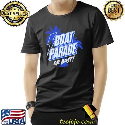 Tampa bay lightning boat parade or bust shirt