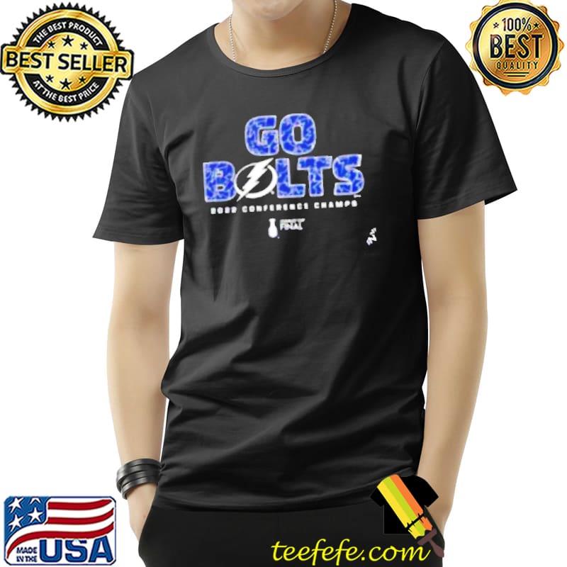 Tampa Bay Lightning Go Bolts 2022 Conference Champs Stanley Cup Final s Unisex Tampa Bay Lightning Go Bolts 2022 Conference Champs Stanley Cup Final s Unisex