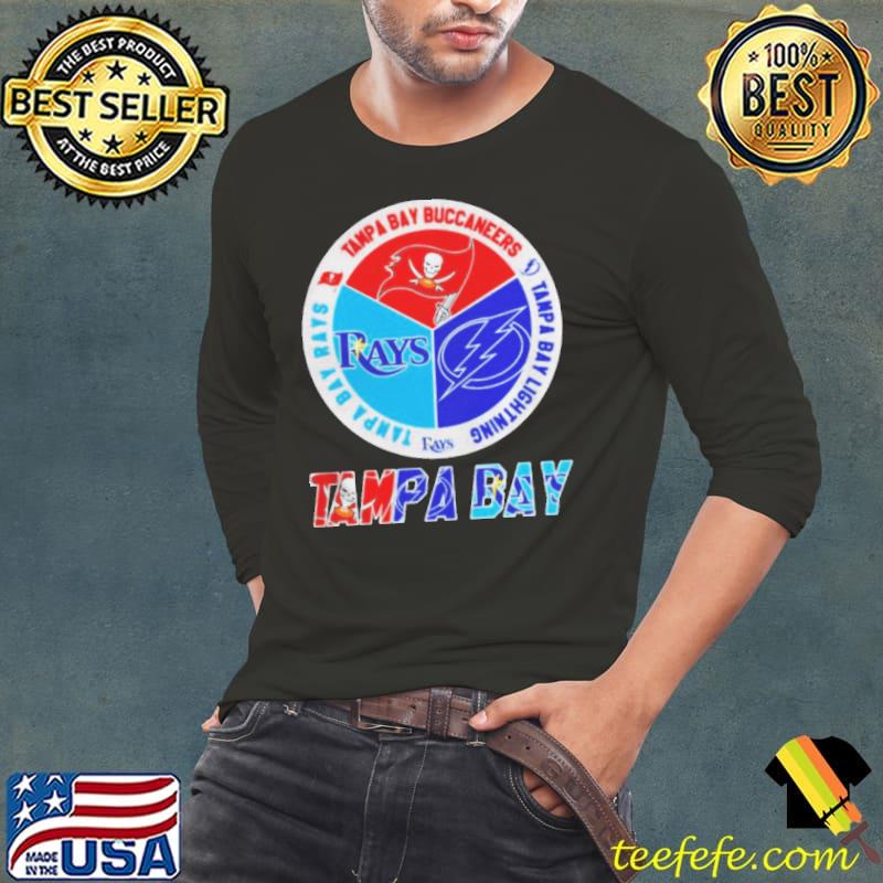 Tampa bay rays tampa bay buccaneers tampa bay lightning logo s Long Sleeve Tee Tampa bay rays tampa bay buccaneers tampa bay lightning logo s Long Sleeve Tee