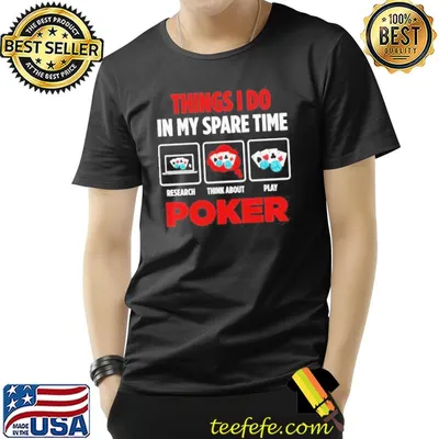 Texas cards gamble poker player shirt