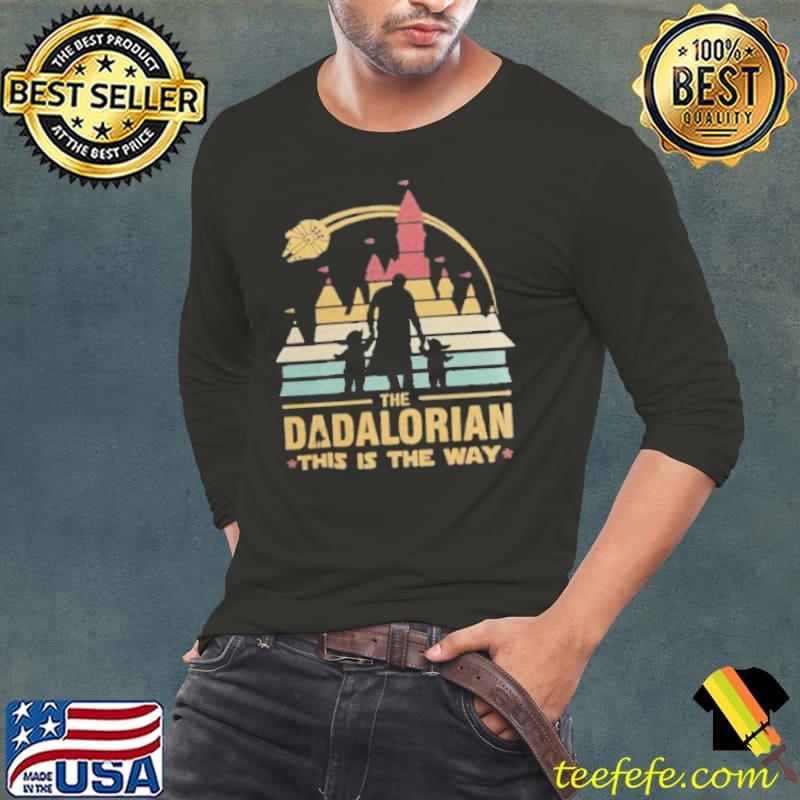 The dadalorian and two Yoda child Star wars shirt The dadalorian and two Yoda child Star wars shirt