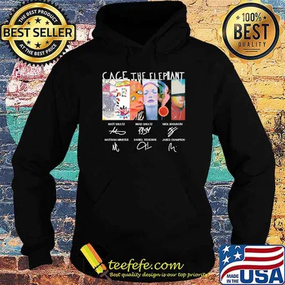 The elephant signatures cage melophobia graphic shirt