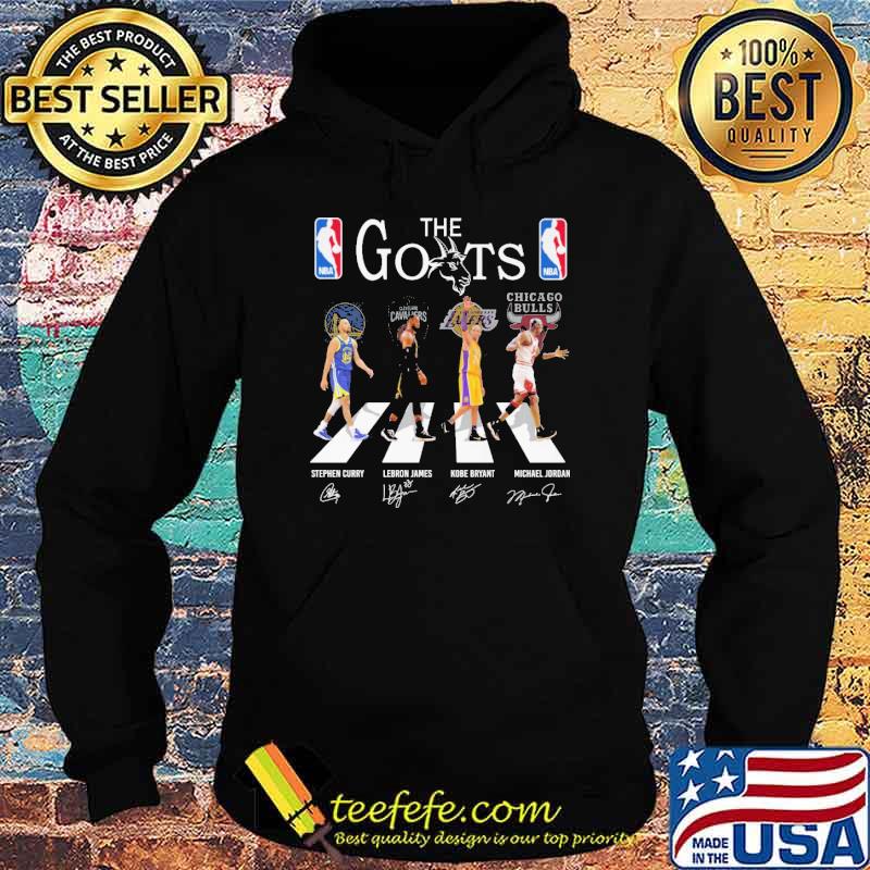 The goats nba Golden State Warriors Cleveland Lakers Bulls Signature s Hoodie The goats nba Golden State Warriors Cleveland Lakers Bulls Signature s Hoodie