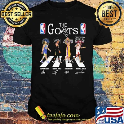 The goats nba Golden State Warriors Cleveland Lakers Bulls Signature shirt