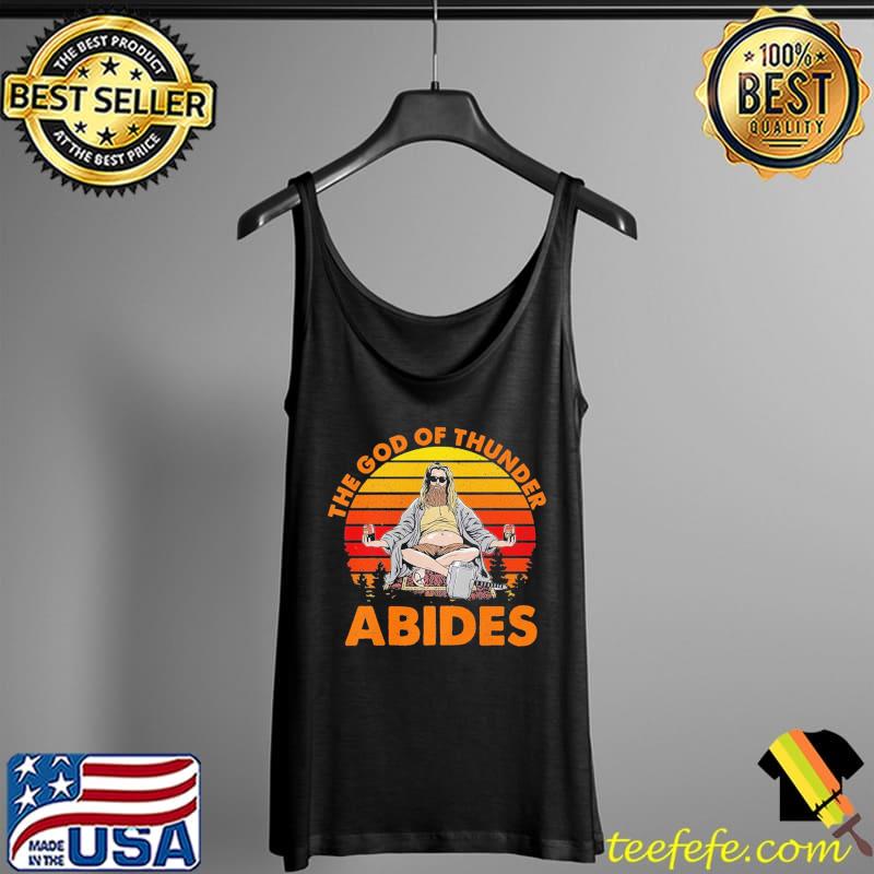 The god of thunder abides 90s vintage retro s Tank Top The god of thunder abides 90s vintage retro s Tank Top