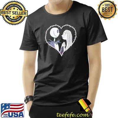 The nightmare Jack sally heart shirt
